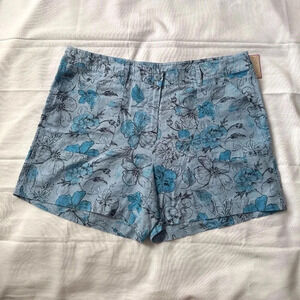 Jamaica Jaxx blue hibiscus short size 14 NWT